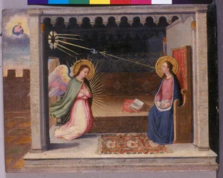 Zwiastowanie, ok. 1500 (tempera na drewnie)